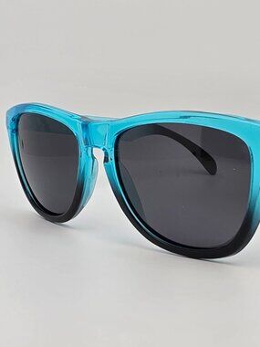 Blenders Surfliner Citrus Blue Black Fade Frame Polarized Grey Lens Sunglasses